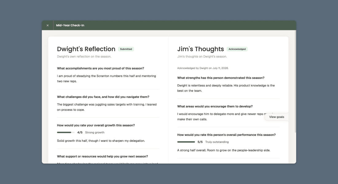Make space to reflect